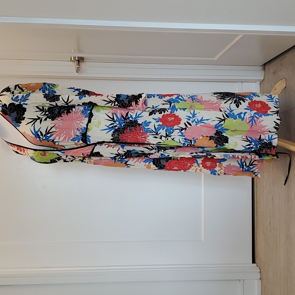 Topshop Floral Maxi Wrap Dress - Picture 1 of 11
